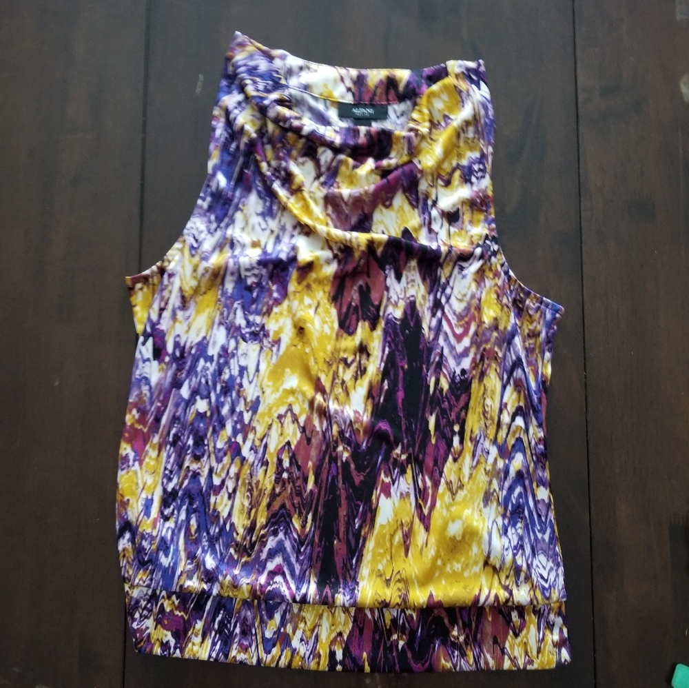 Alfani Cowl Neck Dress Tank  Petite M